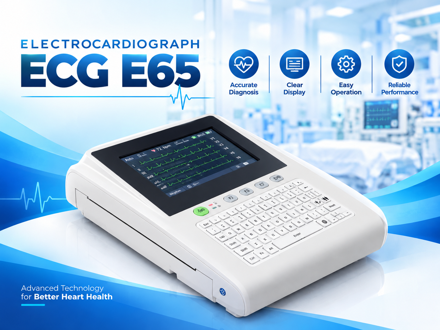 Digital 12 Channel Electrocardiograph